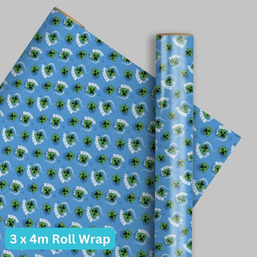 Minecraft wrapping paper - minecraft, 4m