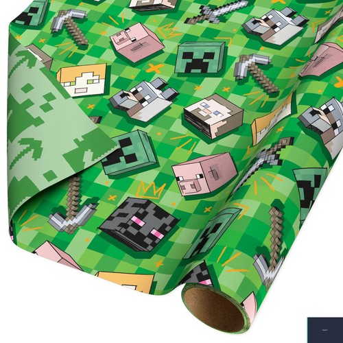 Minecraft wrapping paper - minecraft,