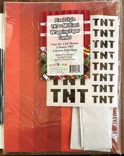 Wrapping paper bundle pixel - paper,