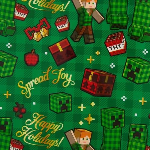 Minecraft christmas wrapping - ~,
