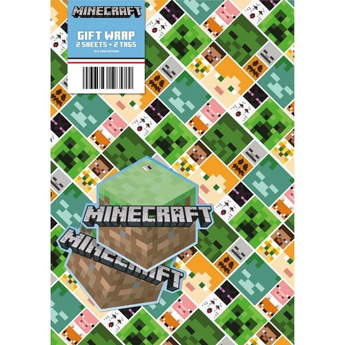 Official minecraft wrapping - minecraft,